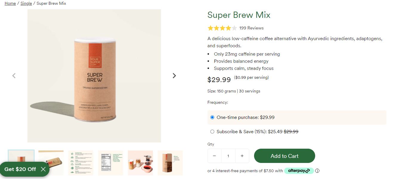 your super brew mix page