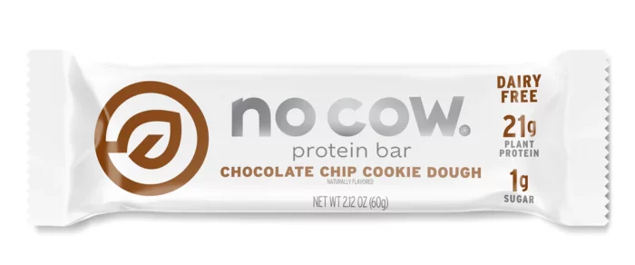 no cow chocolate chip cookie best gluten free protein bar