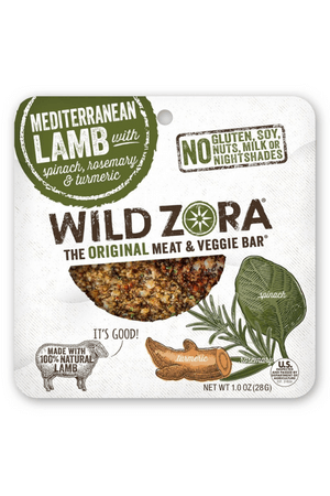 wild zora meat and veggie bars