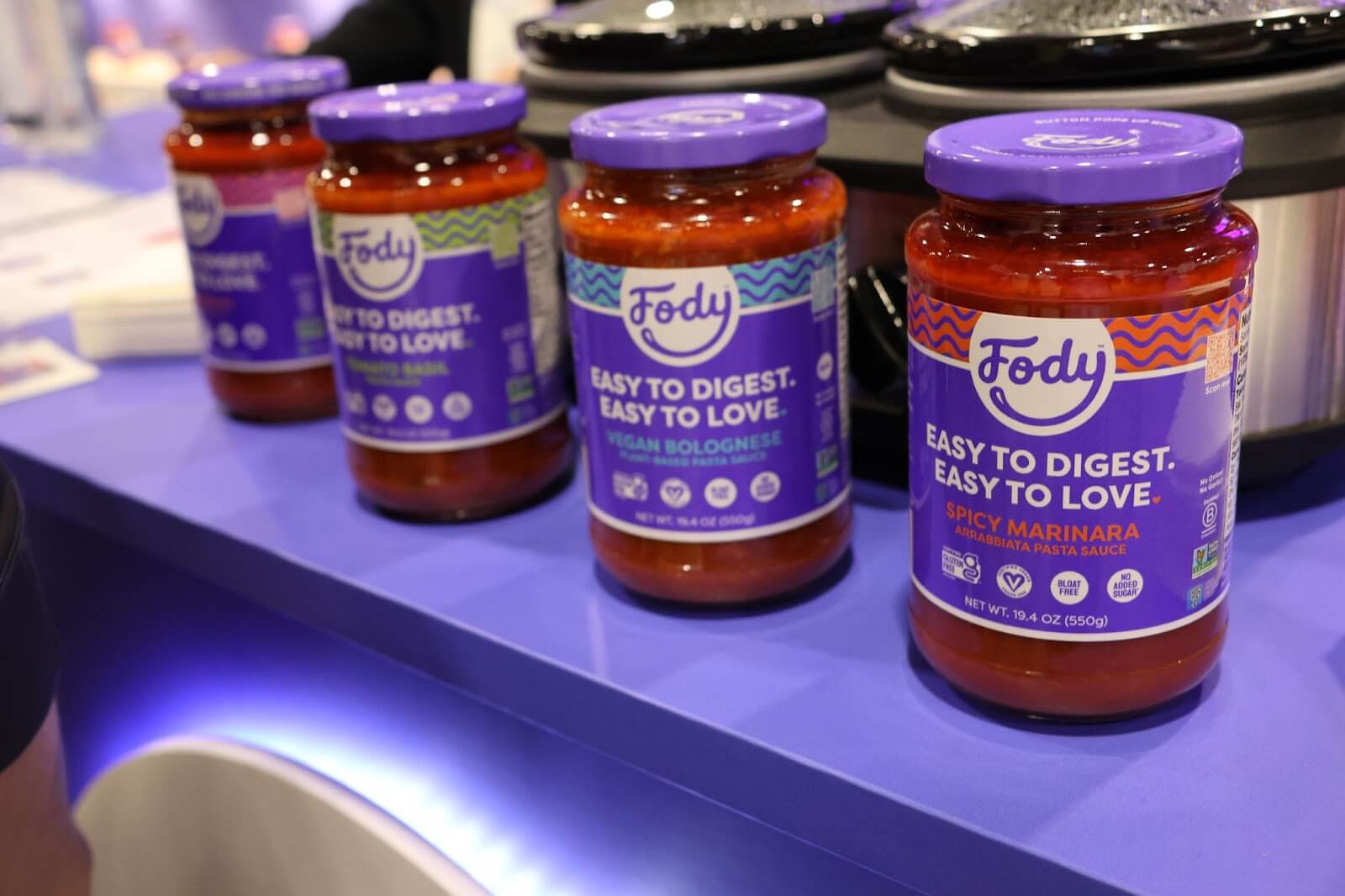 fody foods samples at expo east 2022
