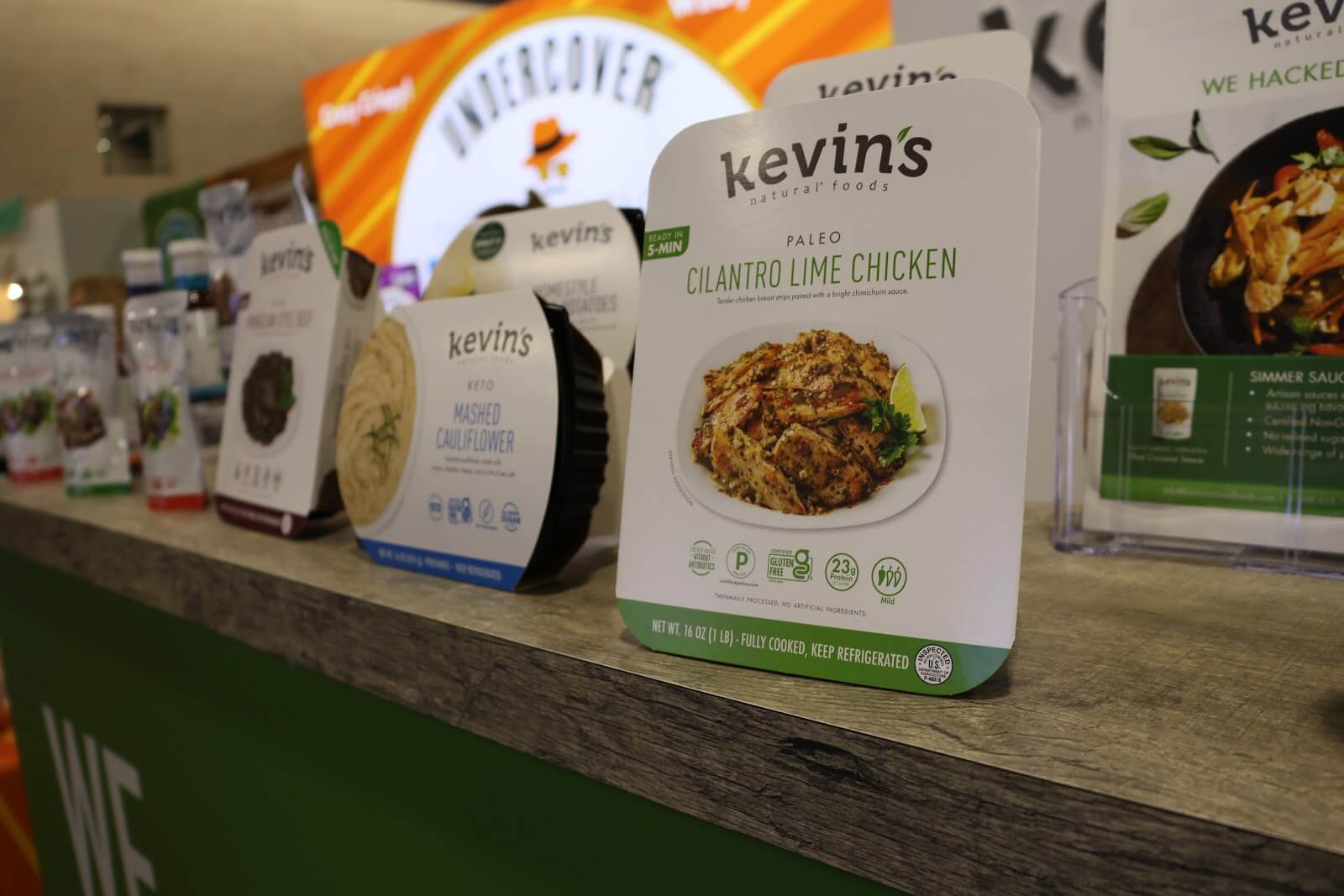 kevin's natural foods samples at expo east 2022