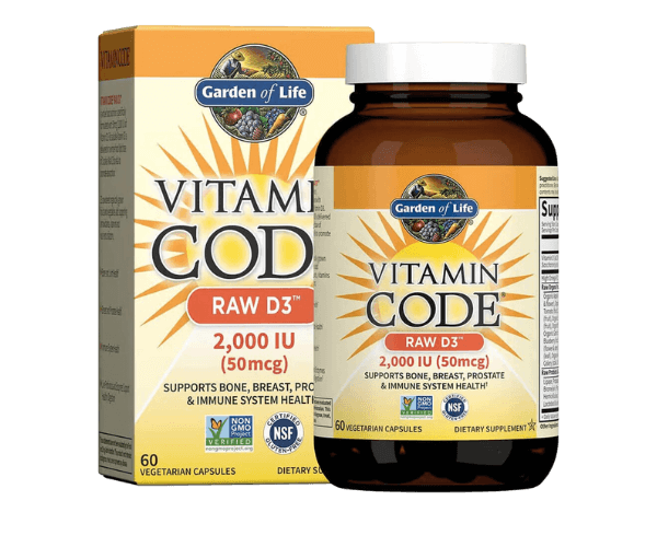 Garden of Life Vitamin Code RAW D3 2000 IU