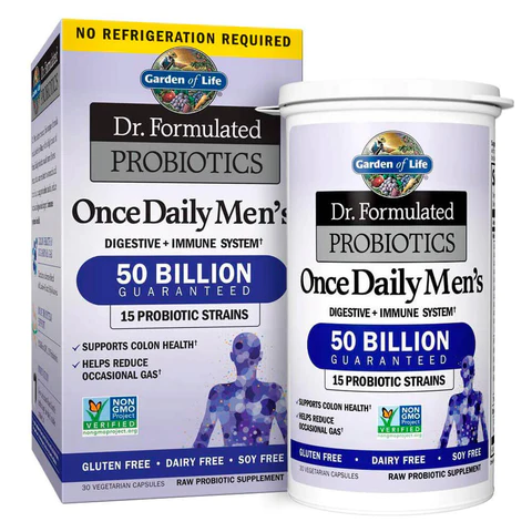 garden of life dr formulated once daily men's probiotic