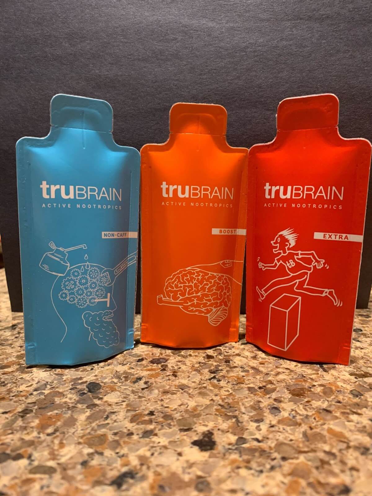 TruBrain Non-Caff, Boost, and Extra