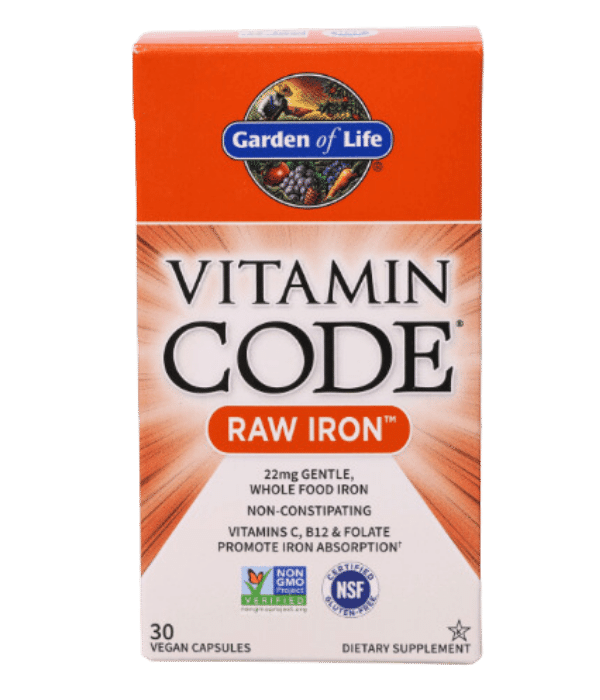 Garden of Life Vitamin Code RAW Iron