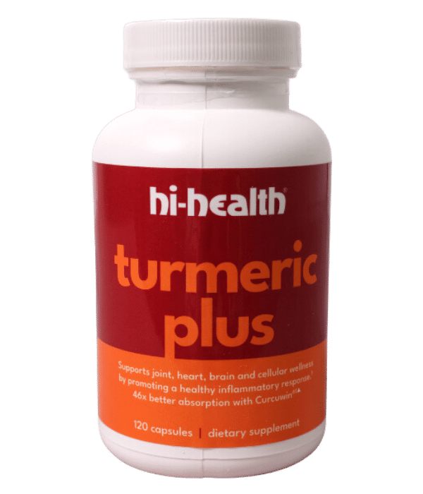 Hi-Health Turmeric Plus With Bio-Absorb Curcuwin