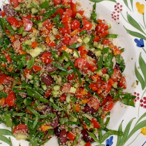 mediterranean quinoa salad