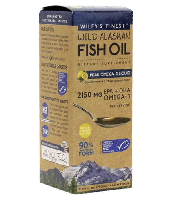 Wileys Finest Wild Alaskan Fish Oil Peak Omega 3 Liquid