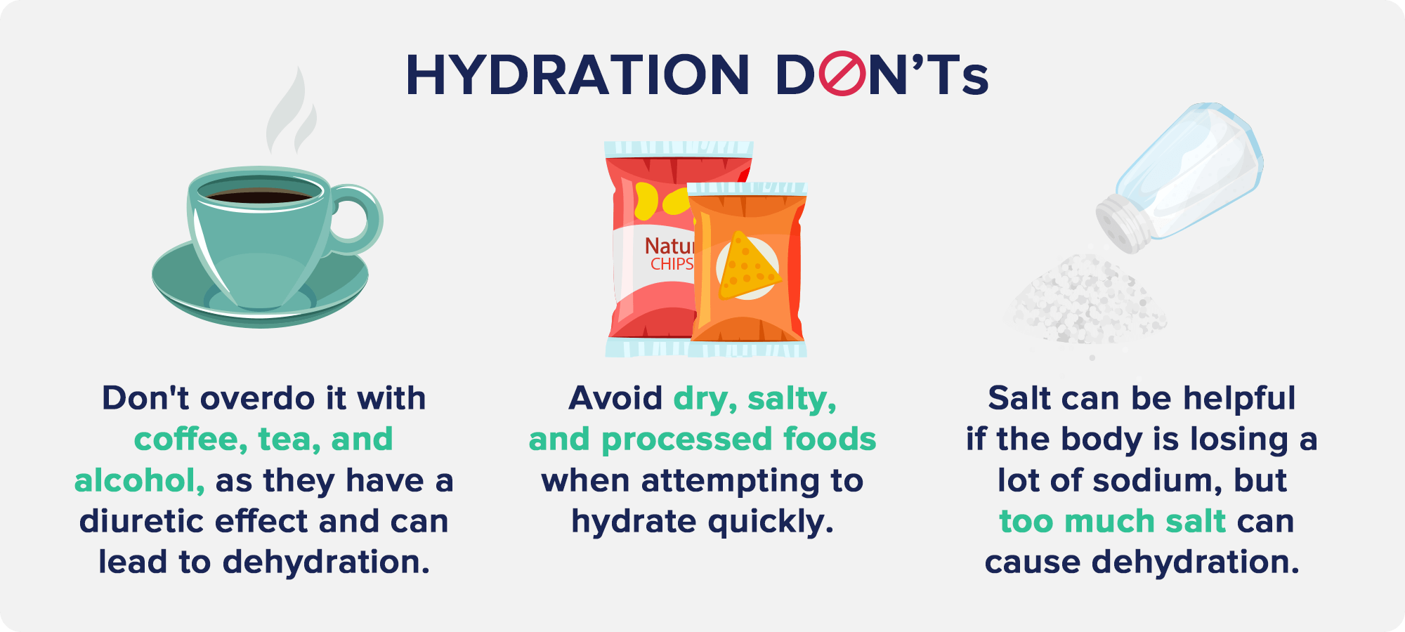 more hydration don'ts