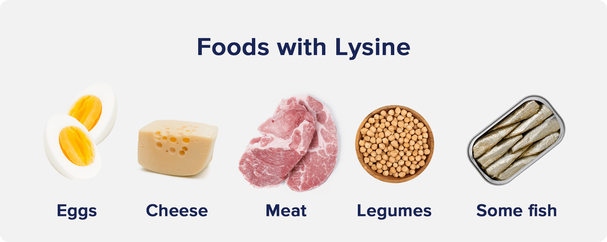 Foods with Lysine