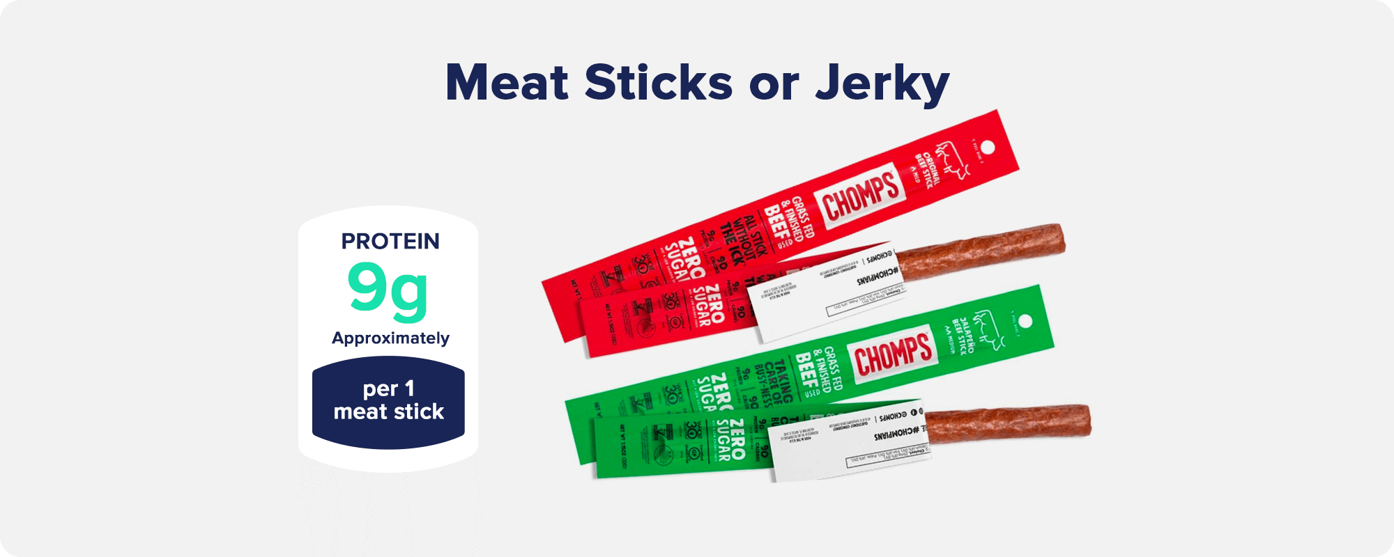 meat sticks or jerky