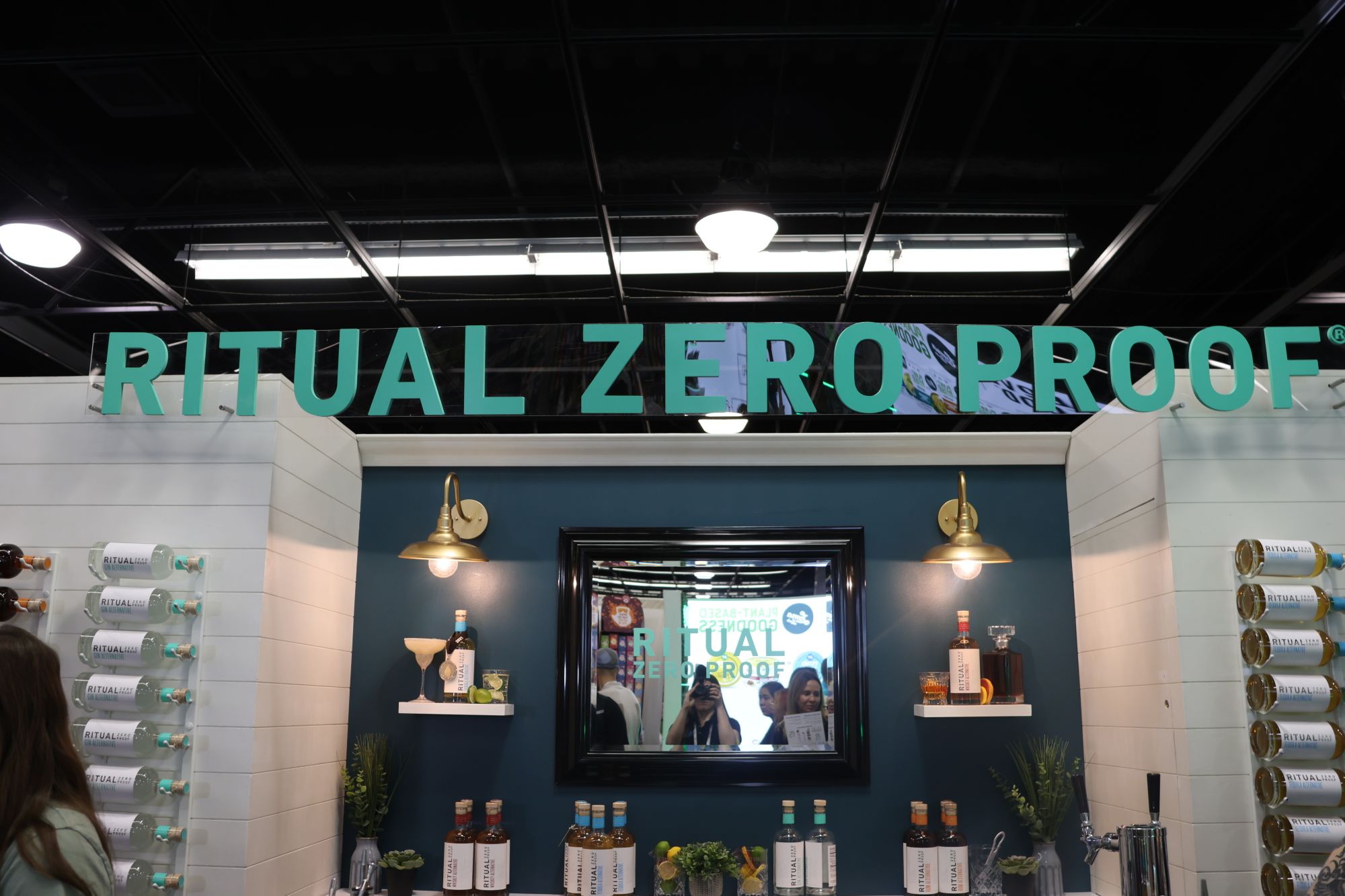 Ritual Zero Proof booth at expo west 2023