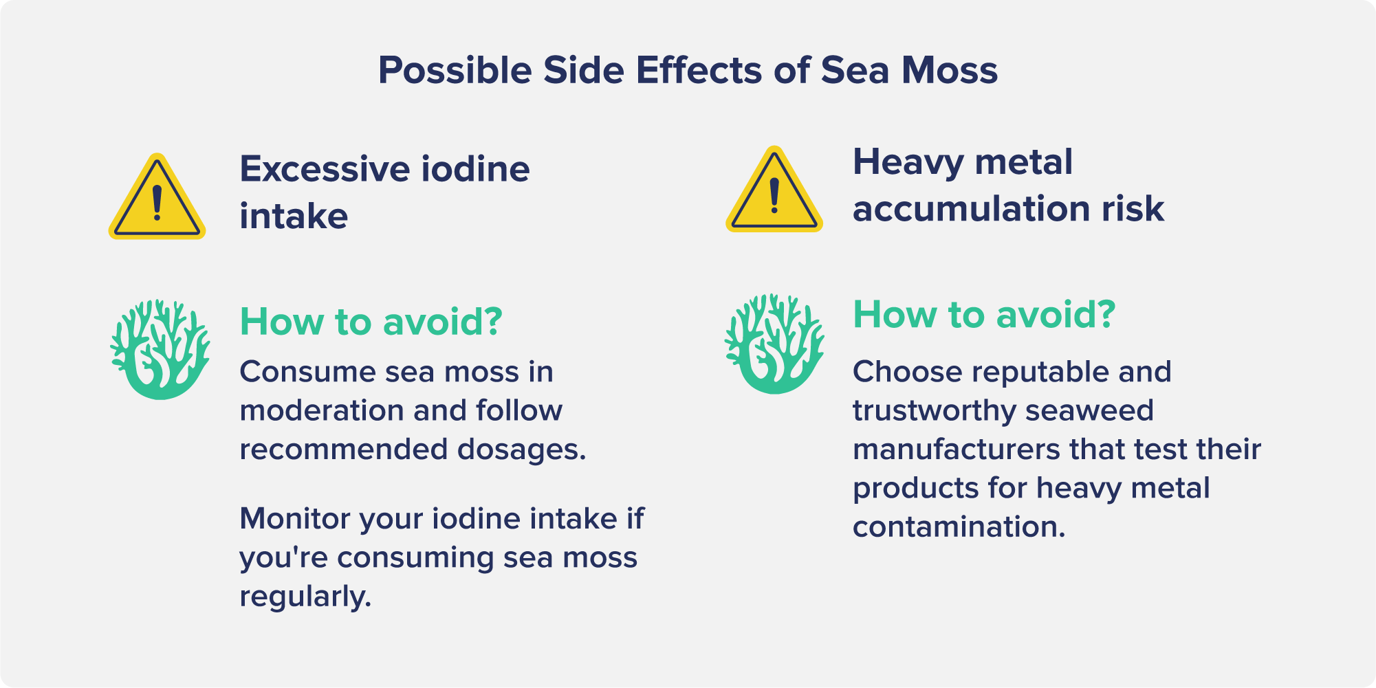 Side Effects of Sea Moss