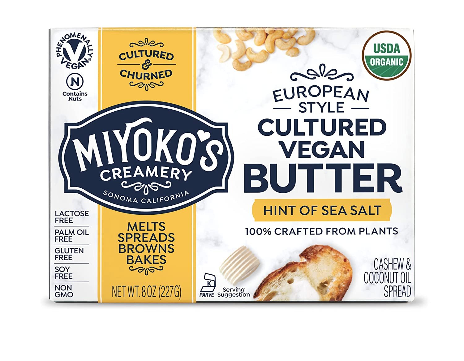 Miyokos European-Style Cultured Vegan Butter