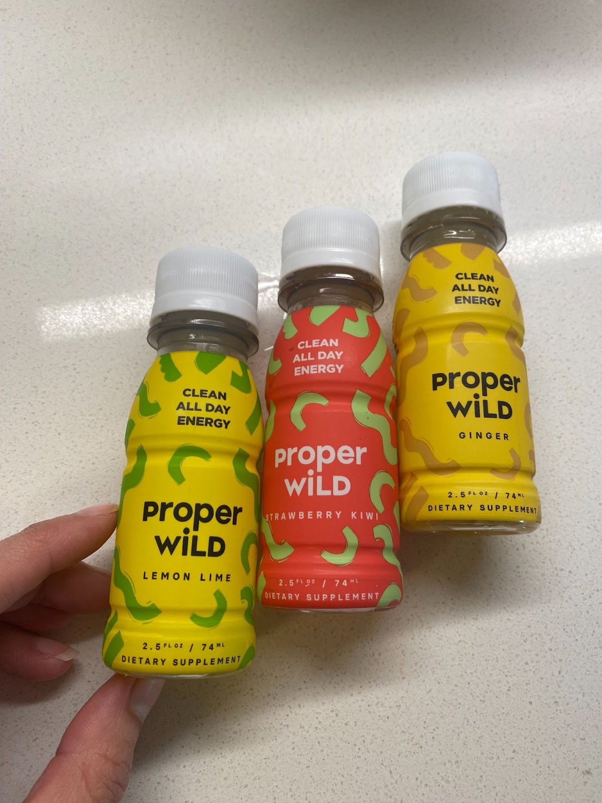 Proper Wild - Lemon Lime, Strawberry Kiwi, and Ginger