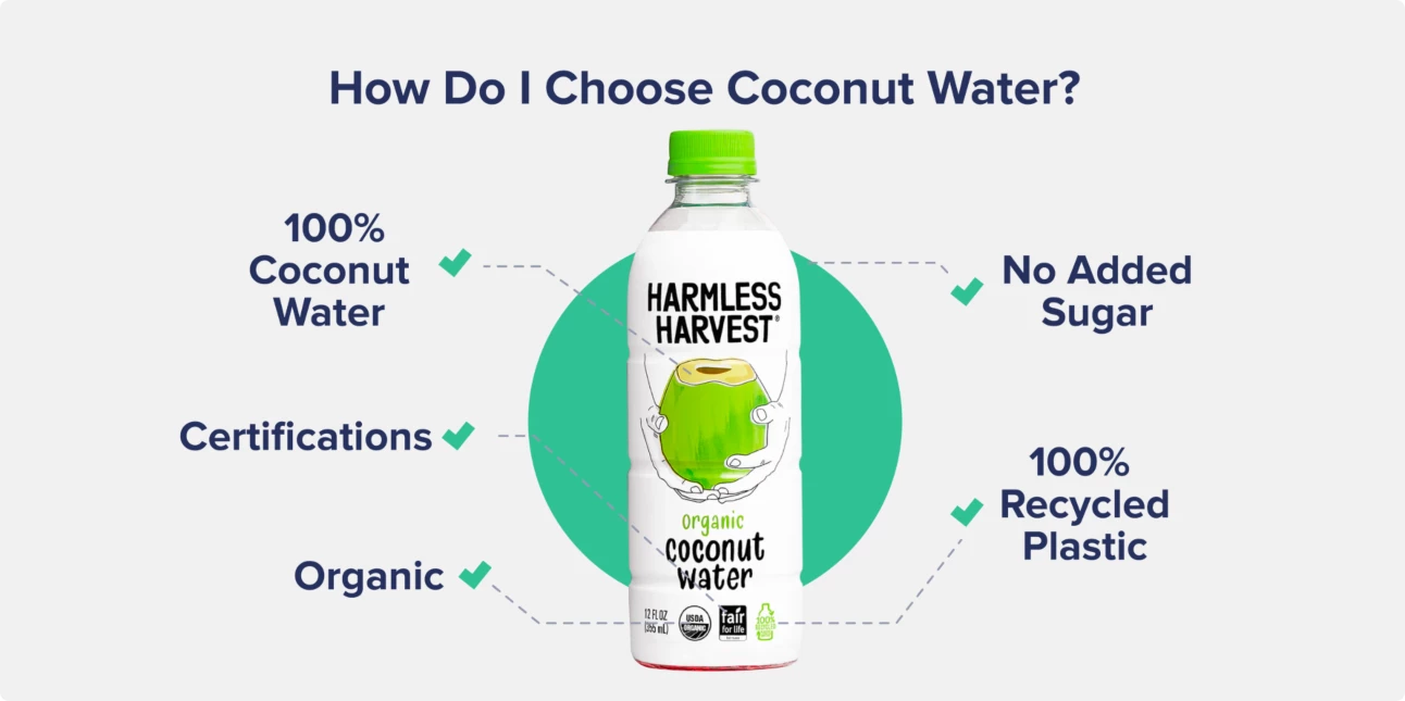 How do I choose coconut water?