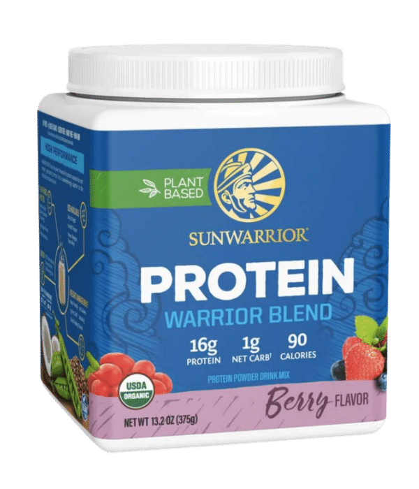 Sunwarrior Warrior Blend Plant Based Organic Protein Powder – Berry