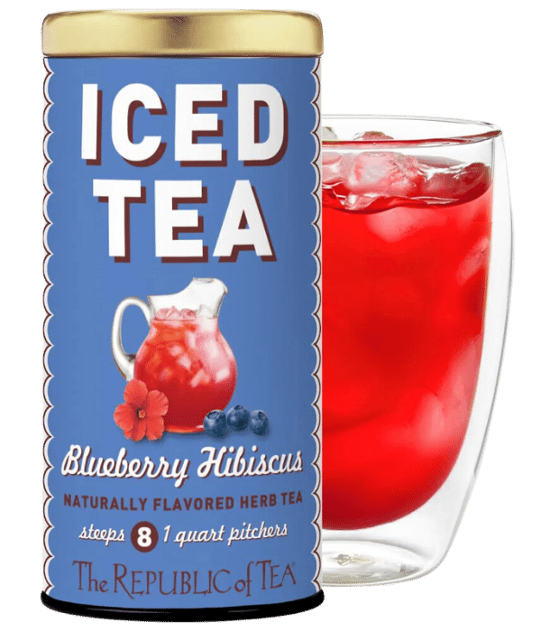 Blueberry Hibiscus Iced Tea