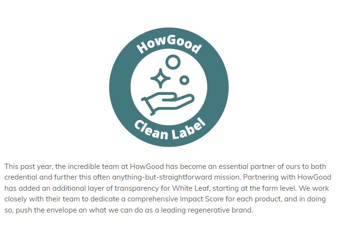 HowGood Clean Label
