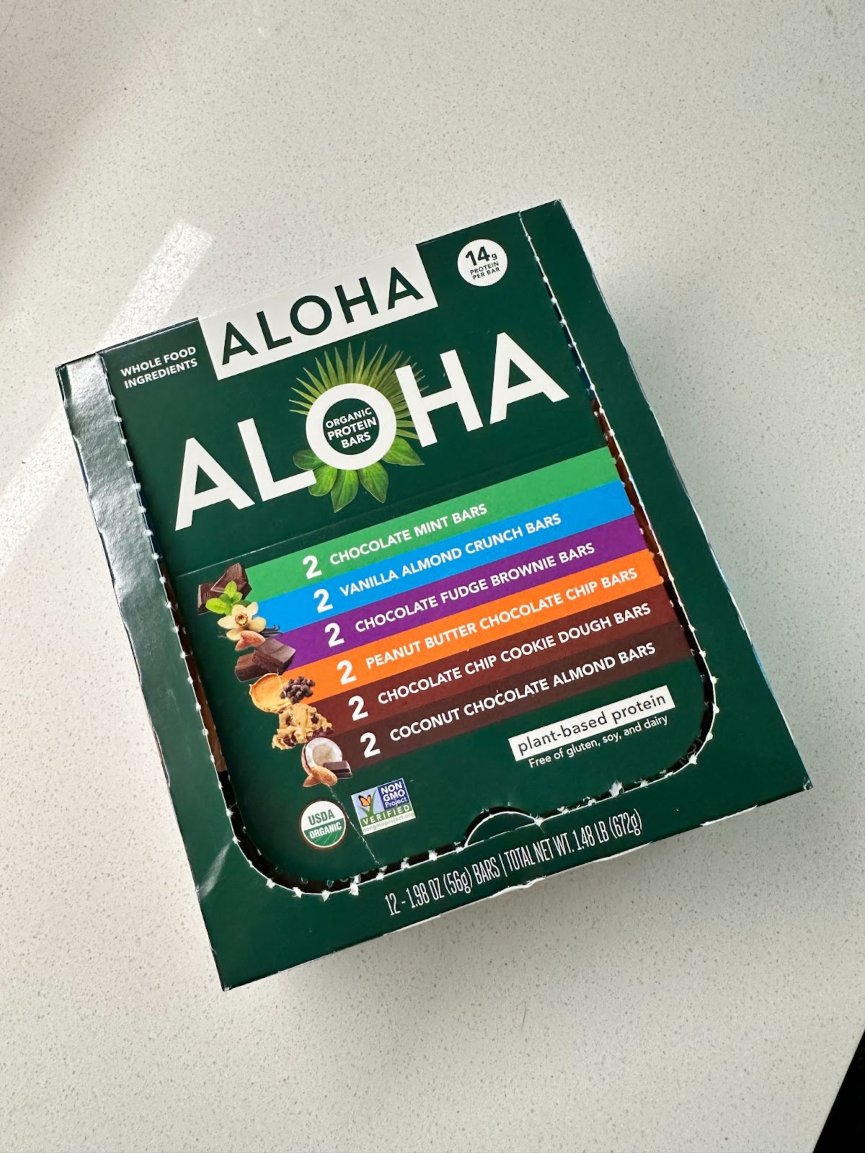 A box of Aloha bars