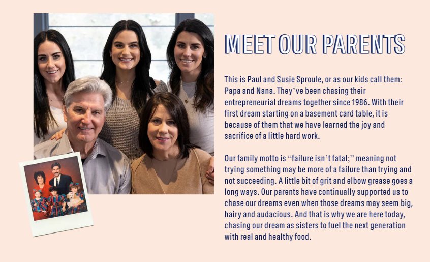 Meet the parents - very in-depth profile of the company, the daughters, and their parents