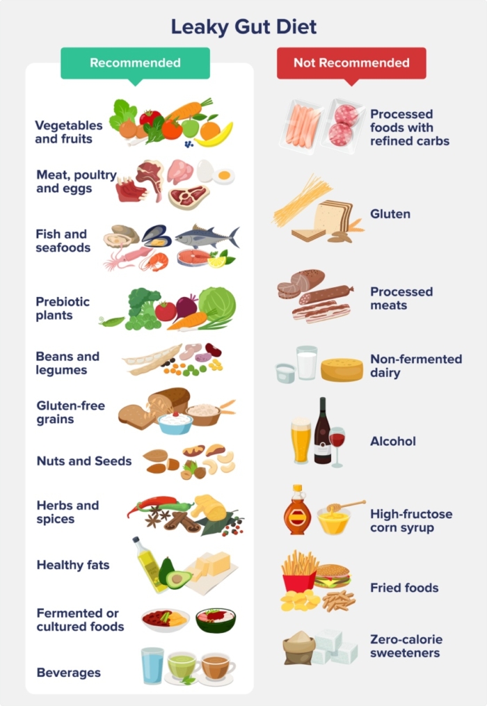 7 Day Leaky Gut Diet Plan The Nutrition Insider