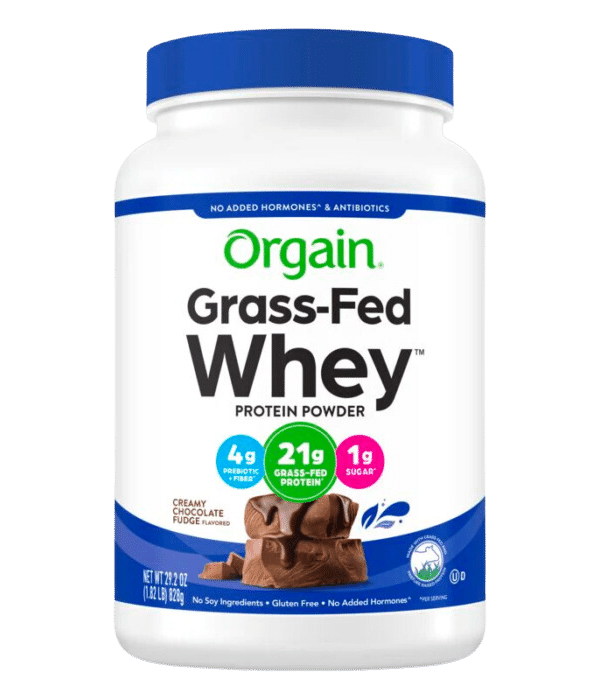 Orgain Grass Fed Whey Protein Powder