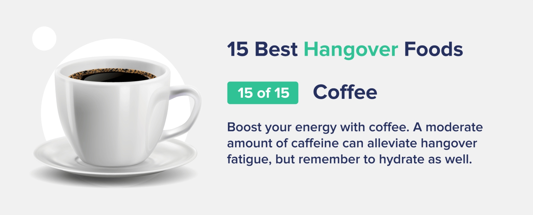 coffee best hangover foods