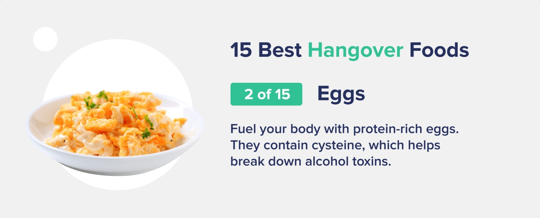 eggs best hangover foods