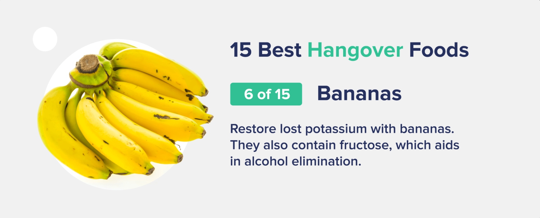 bananas best hangover food