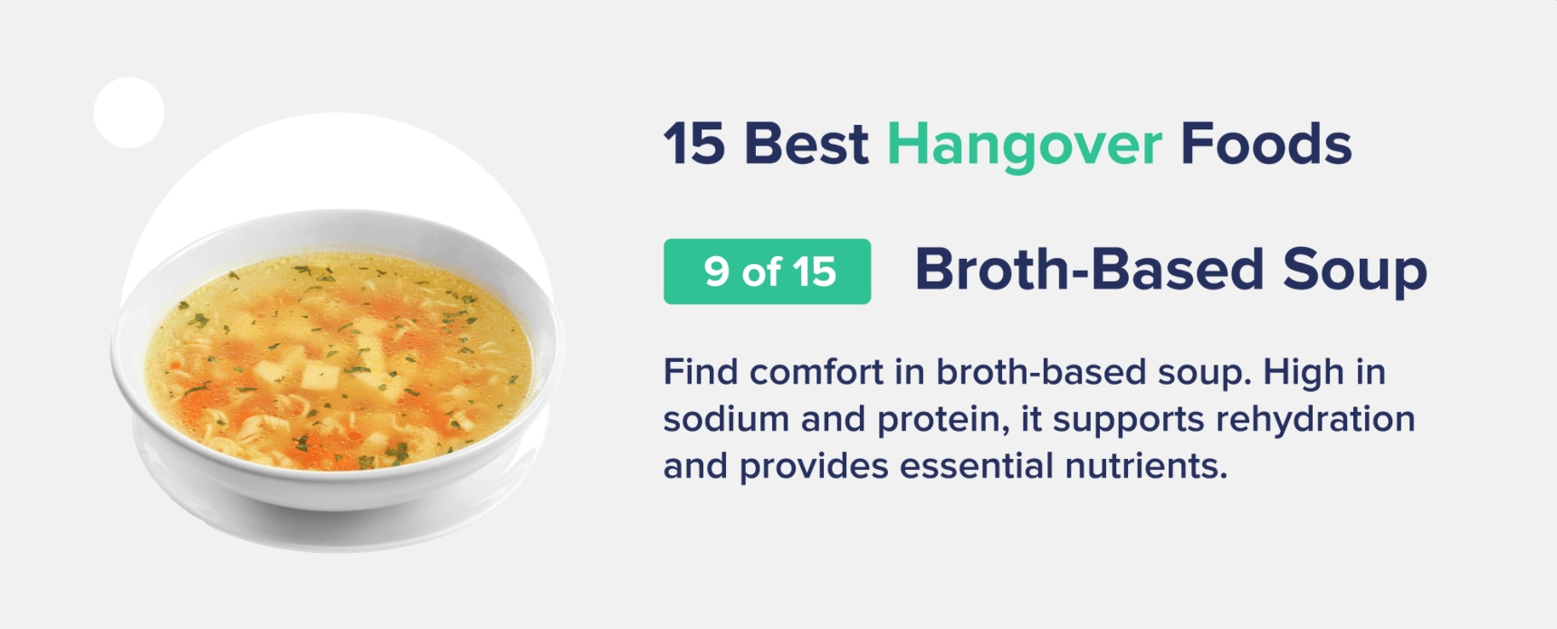 broth-based soup best hangover foods