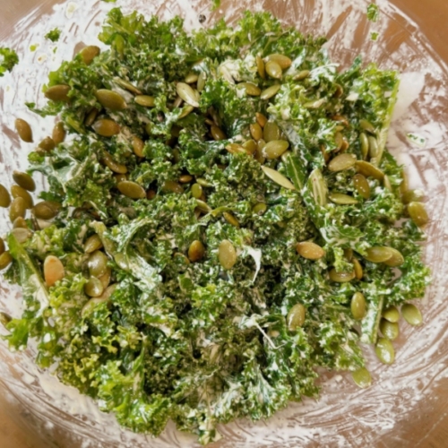 kale caesar salad
