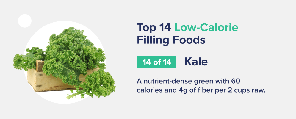 kale low-calorie filling foods