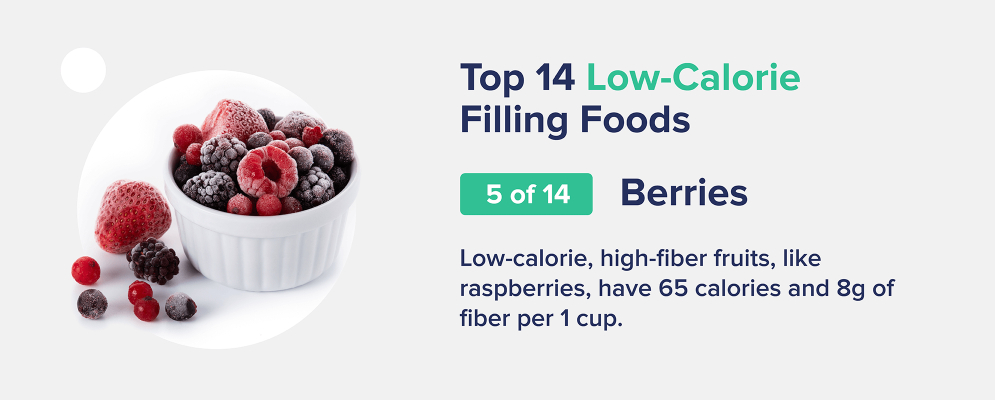 berries low calorie filling foods