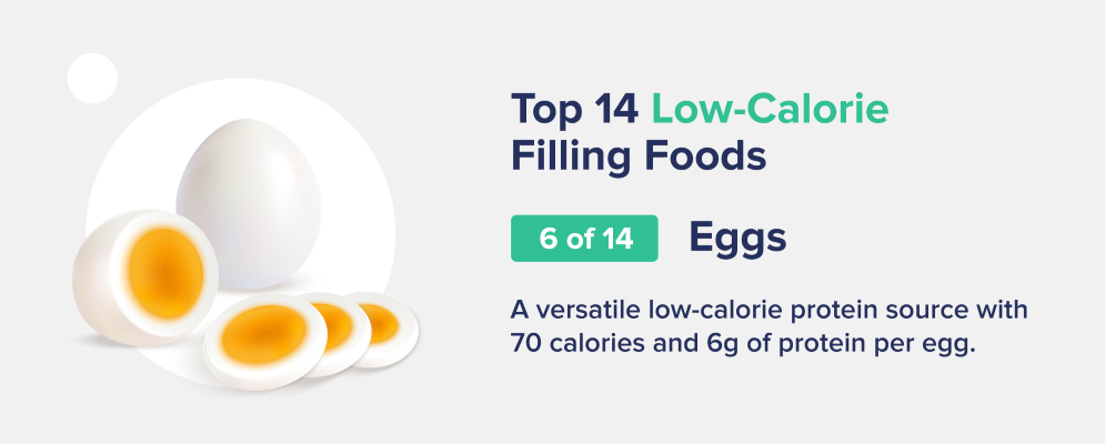 eggs low-calorie filling foods