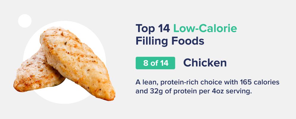 chicken low-calorie filling foods