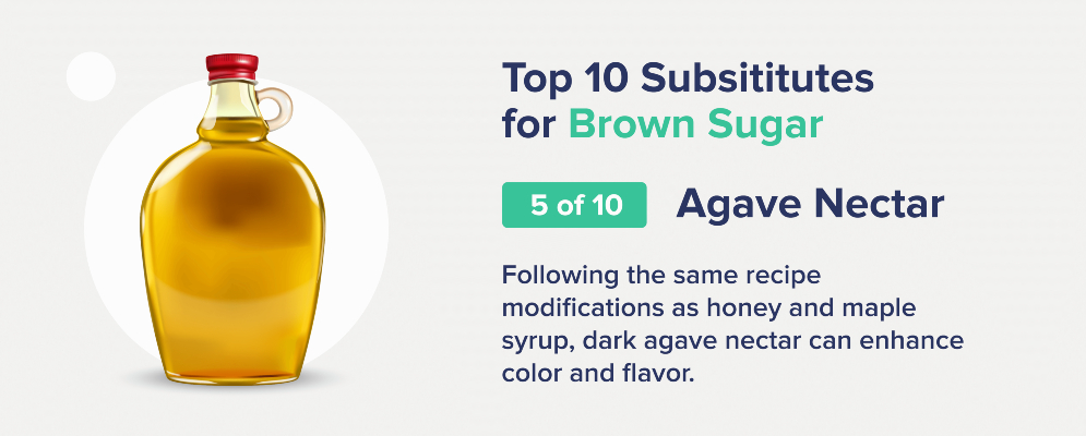 agave nectar brown sugar substitute