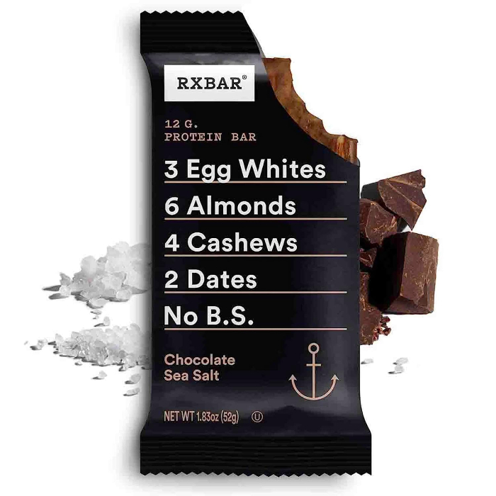 rxbar chocolate sea salt protein bar for weight loss