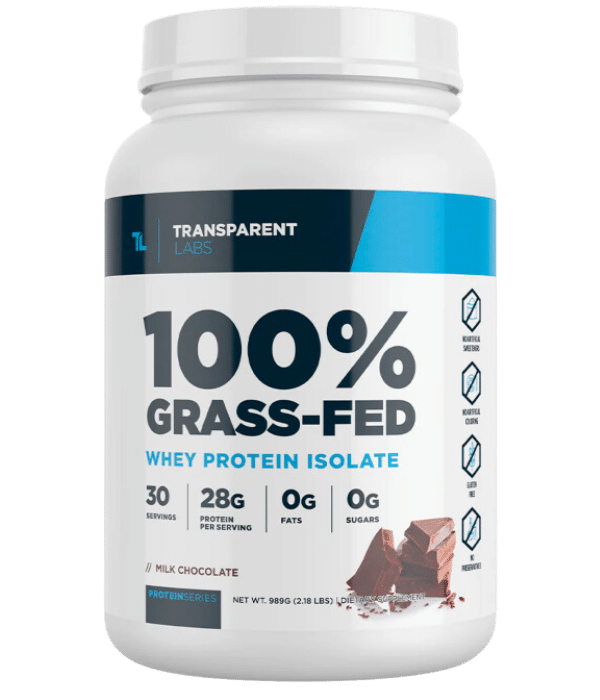 Transparent Labs 100 Grass Fed Whey Protein Isolate