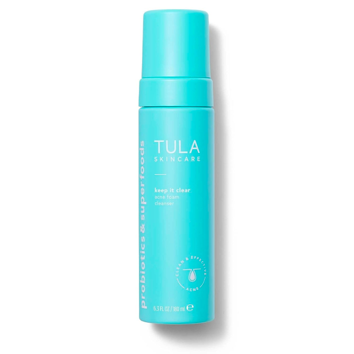 tula skincare keep it clear acne foam cleanser