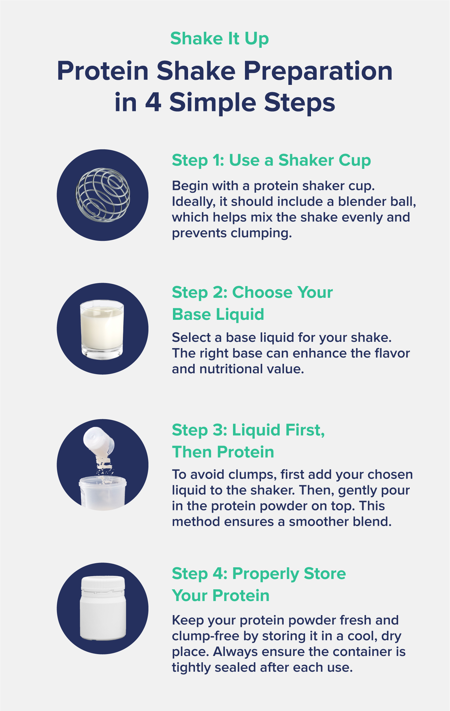4 Easy Steps To Make A Protein Shake