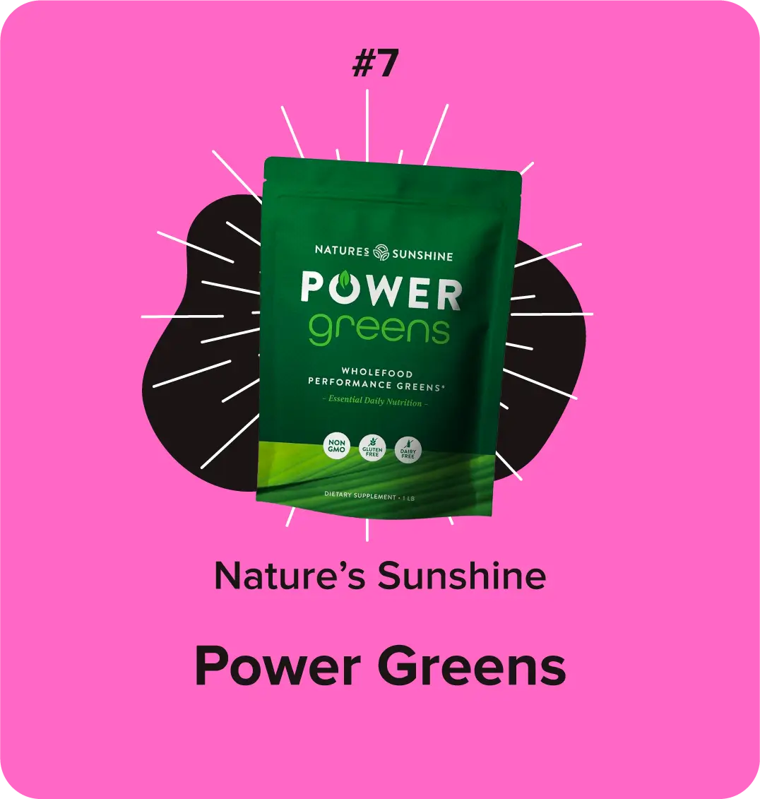 7. Nature’s Sunshine Power Greens