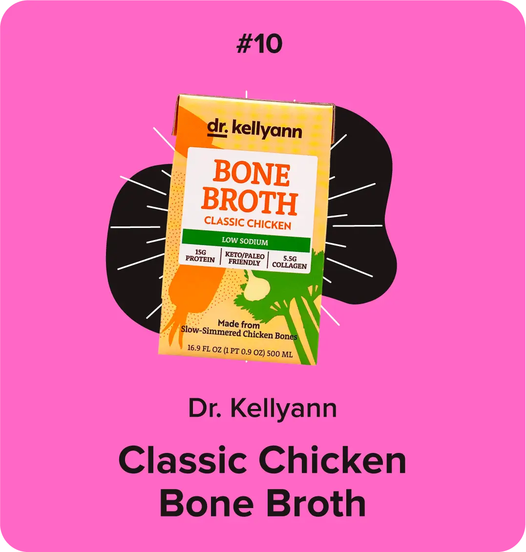 10. Dr. Kellyann Classic Chicken Bone Broth