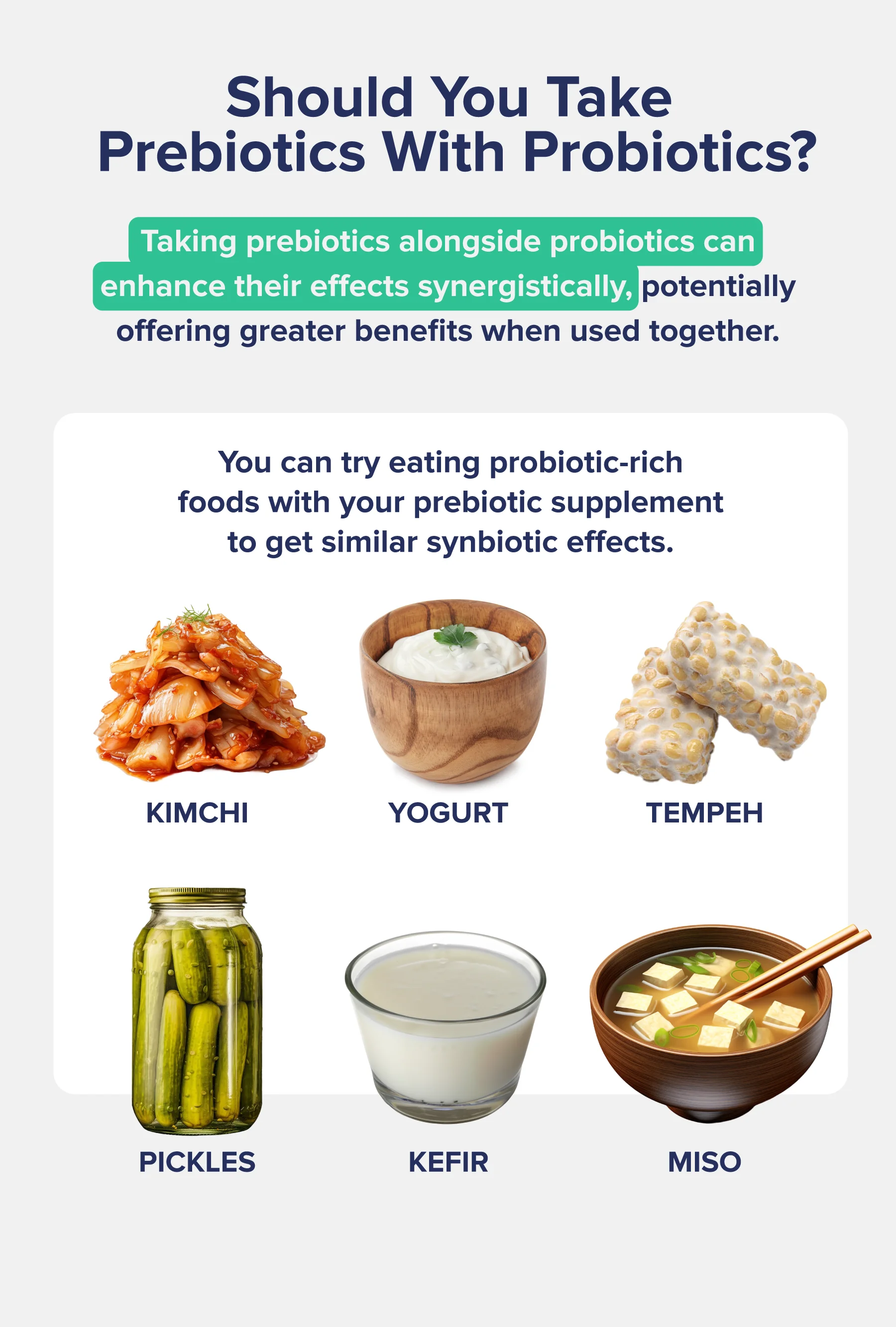 Should you take prebiotics with prebiotics?