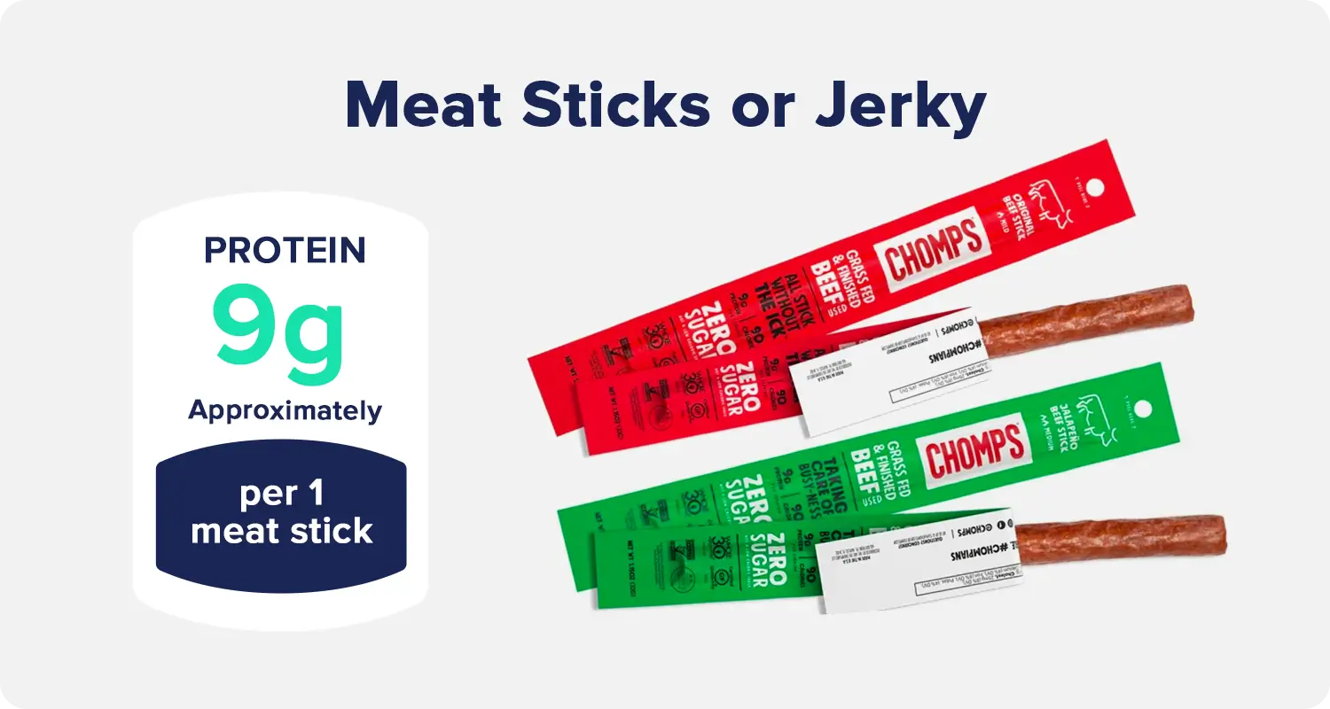 3. Meat Sticks or Jerky