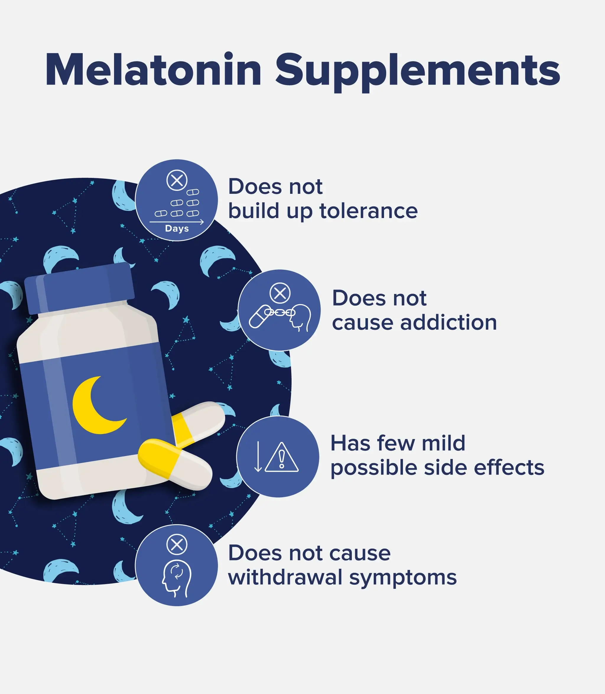 List of melatonin benefits and features 