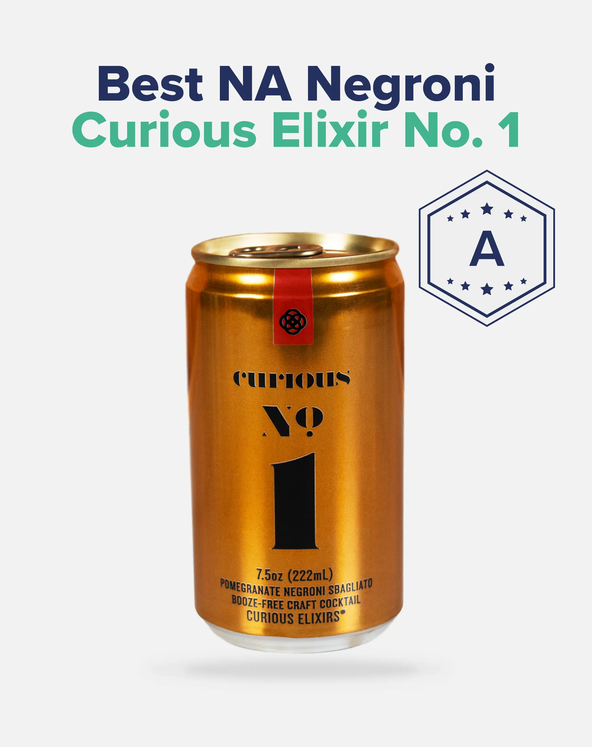 Image of the TNI best Negroni, Curious Elixir No. 1 Pomegranate Negroni Sbagliato, with an A rating.