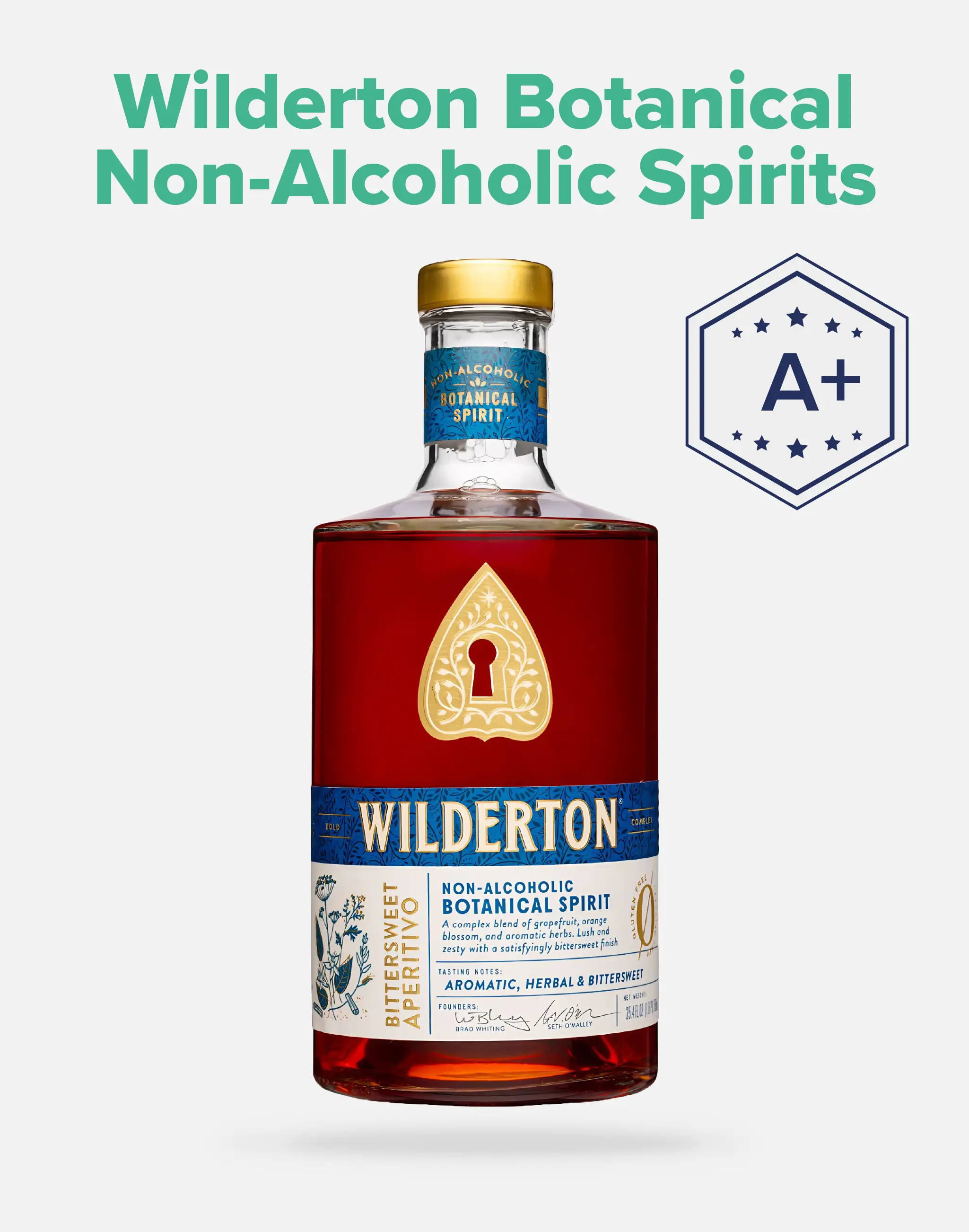 Product image of Wilderton Botanical Non-Alcoholic Spirits.