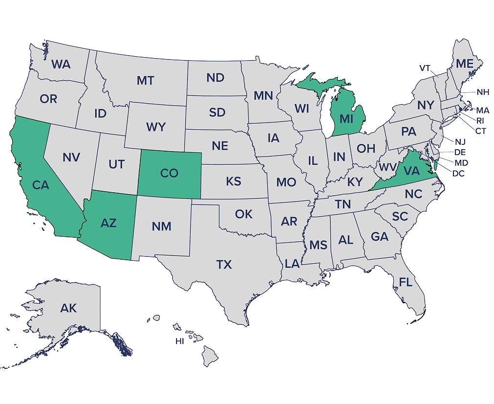 USA map