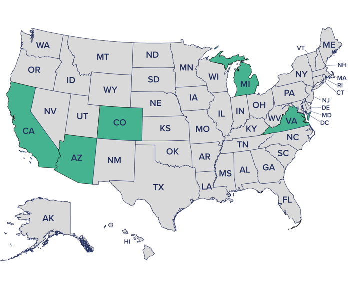 USA map